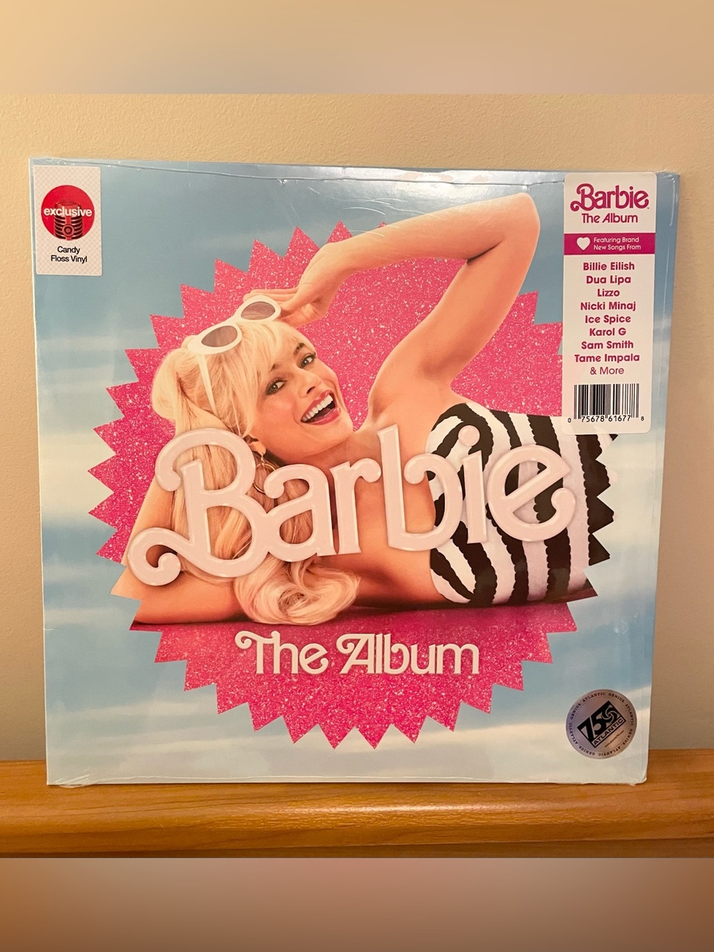 Barbie The Movie vinyl album Candy Floss Exclusive